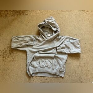 Aritzia TNA Terry Fleece Perfect Hoodie Heather chrome grey Size Medium